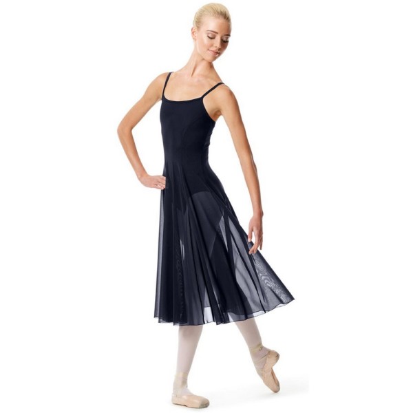 Mesh Overlay Tanzkleid mit Trikot LEILY