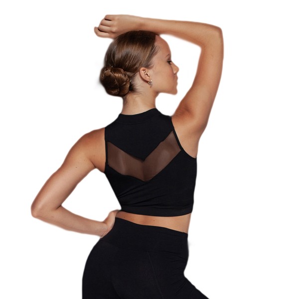 Sport Crop Top mit Reißverschluss 6552