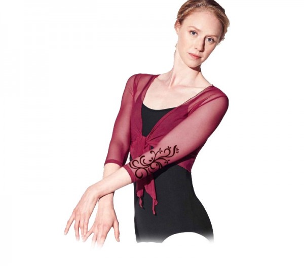 Mesh Jäckchen mit Flockprint AUBIN