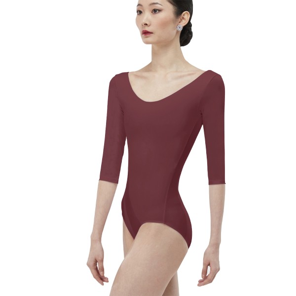 Leotard with 3/4 sleeves MILO