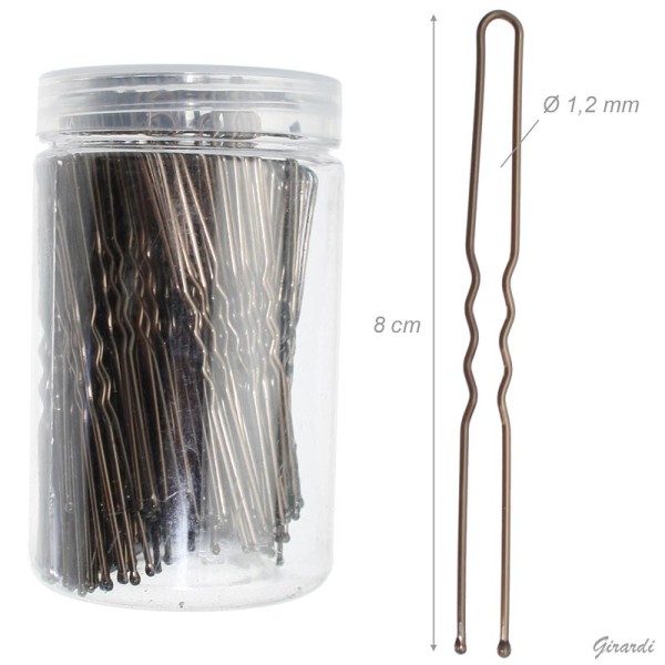 3'' U-Haarnadeln von Girardi - 8 cm