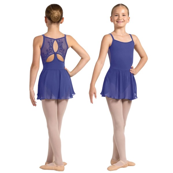 Mädchen-Trikot mit Camisole und Rock POPPY