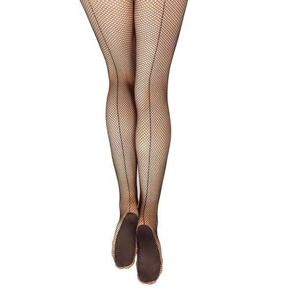 Netzstrumpfhose mit Rückennaht 3400
