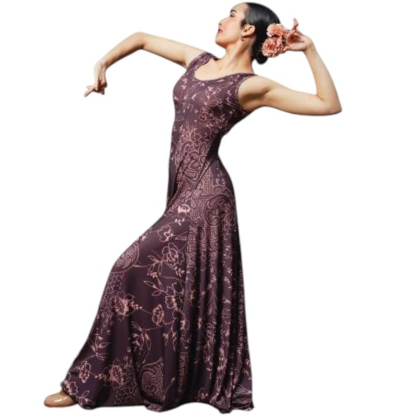 Langes Tanzkleid mit weitem Rock ALQUIMIA