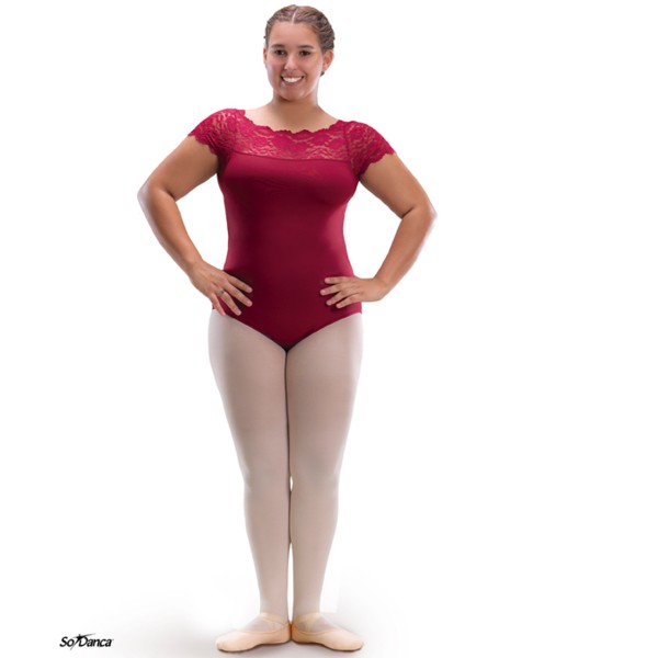 Plus Size Damen Spitzentrikot SL196