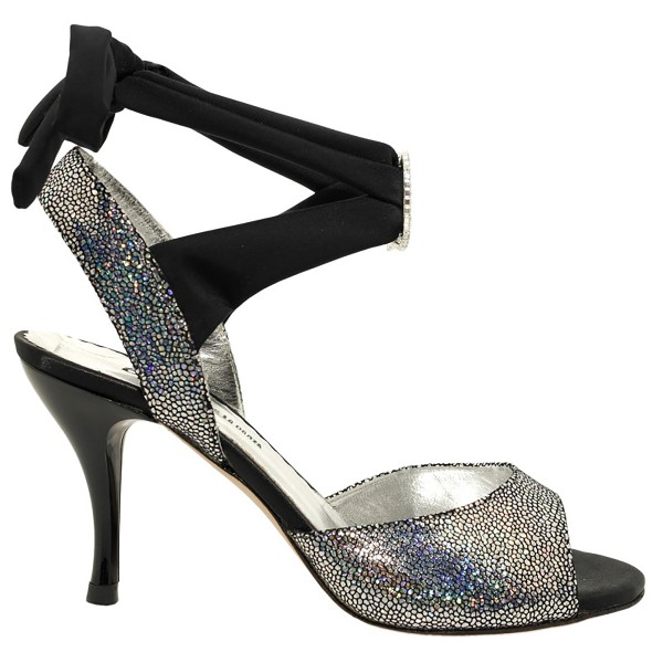 EVA BRIX ARGENTO - Ledersohle 80 mm