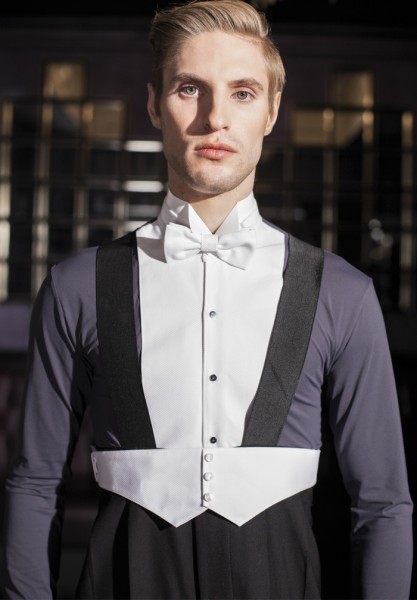 Elastischer Frackhemdbody Chrisanne