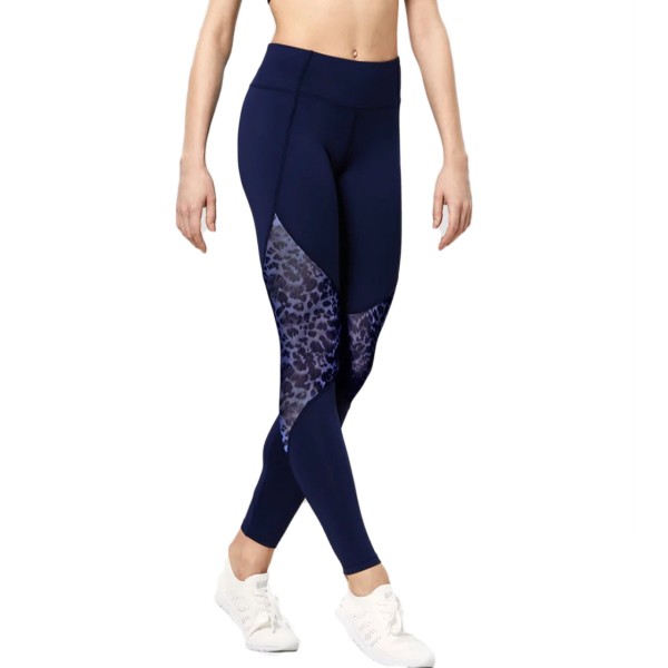 Legging mit Animal Print Mesh EZRA