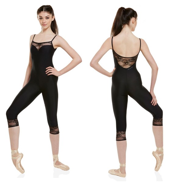 Spagetti Einteiler mit Spitze FLORA