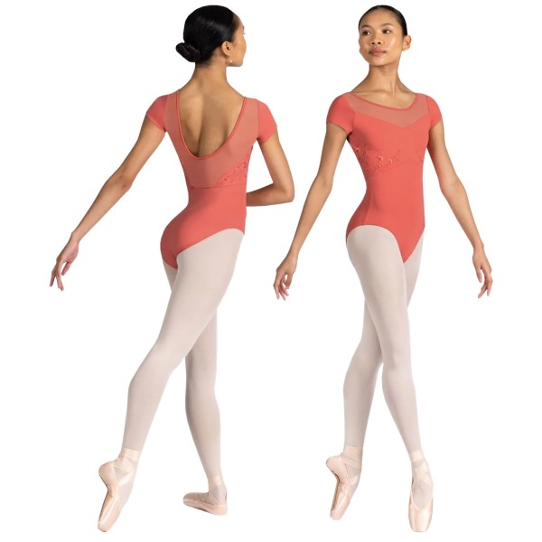 Damen-Trikot mit Blumenmuster und Flügelärmeln ASTER