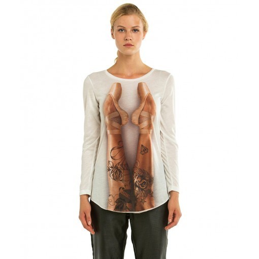 Langarmshirt mit Ballettmotiv TATOO