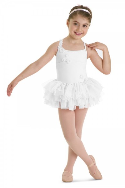 Tutu Kleidchen Spagetti-Träger FLOWER