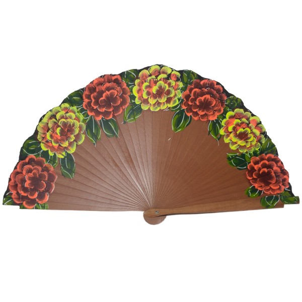 Fächer FLORES - 23 cm - 2 Farbvarianten