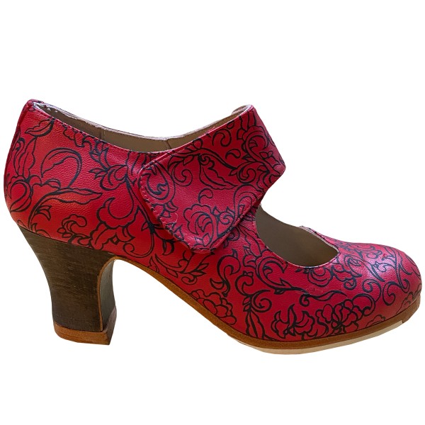 Flamencoschuh VELCRO CLAVEL